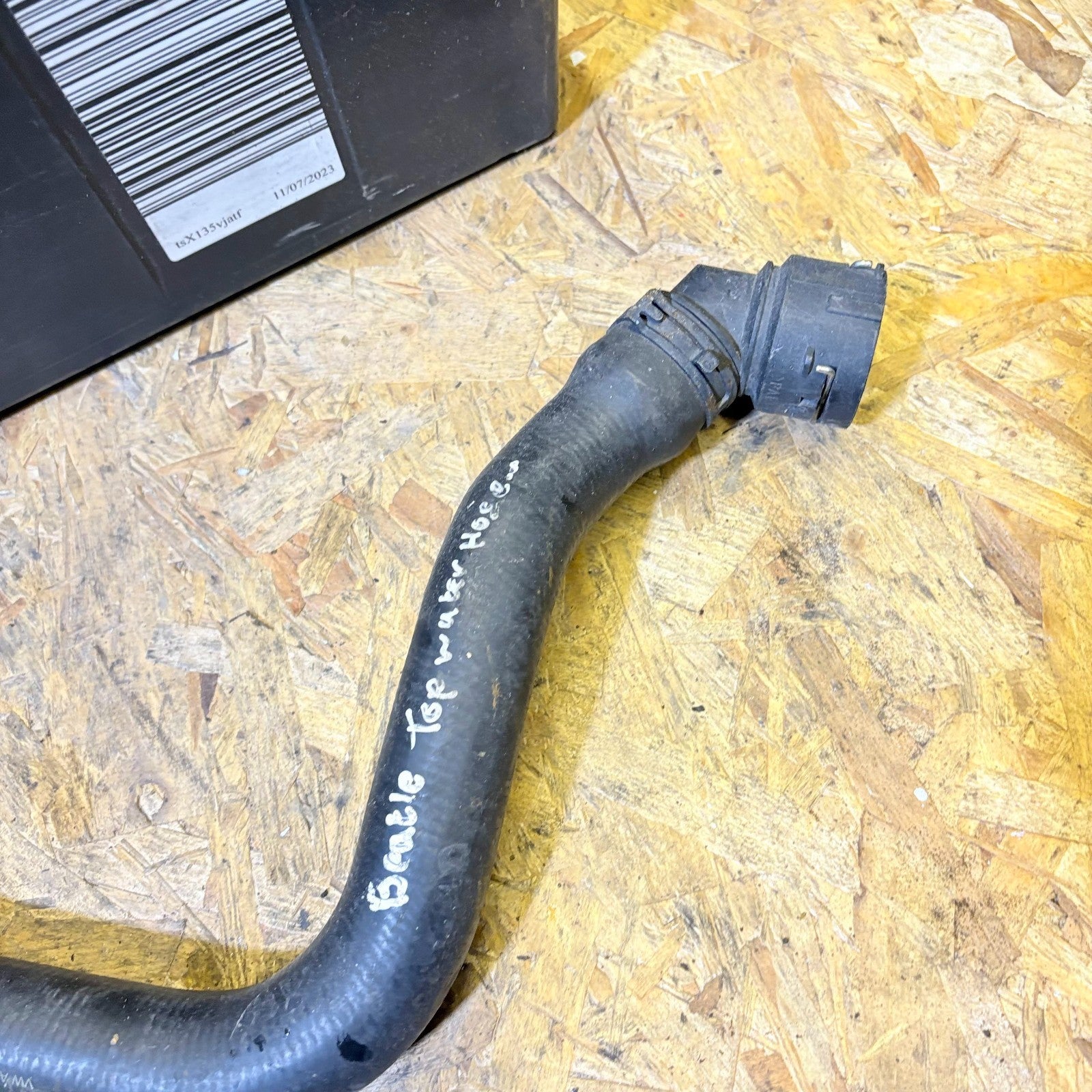 VW Beetle Top Water Coolant Hose Pipe Genione 122101AN