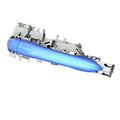 Renault Scenic MK2 2003-2009 OSR Rear Right Exterior Door Handle Blue 8200028463