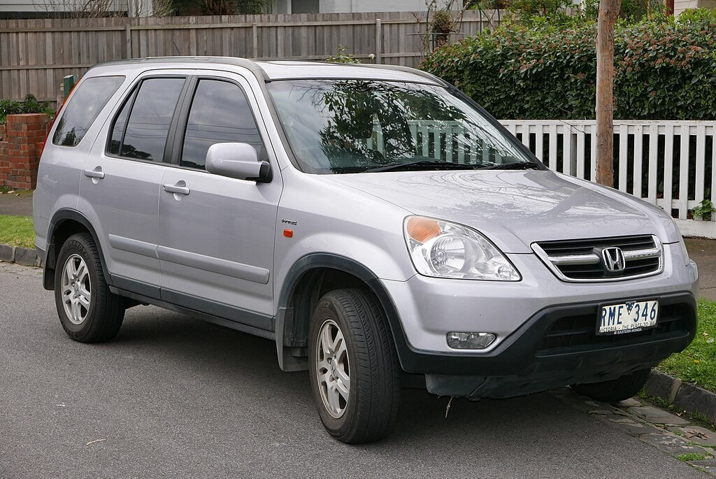 2002-2006 HONDA CRV FUEL FLAP COVER IN BLUE