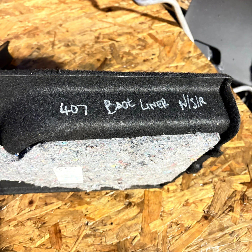 Peugeot 407 Mk1 2004?2010 Rear Left Side Trunk Storage Cover