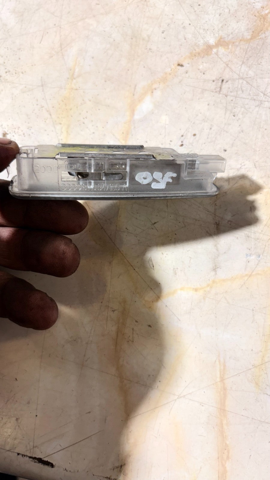 AUDI TT 2000 INTERIOR SUNVISOR LIGHT