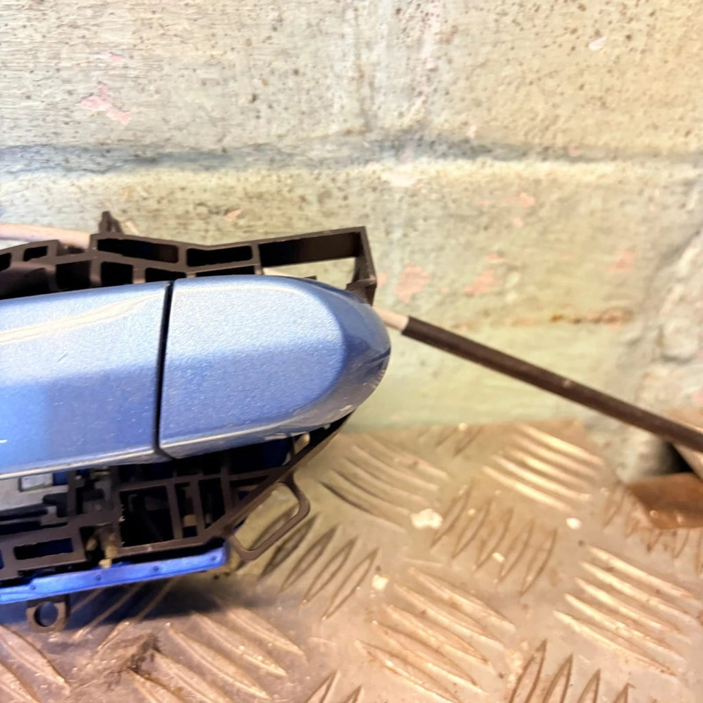 BMW 1 Series F20 5DR 2012-2017 Rear Left Outer Door Handle Blue 51227321641