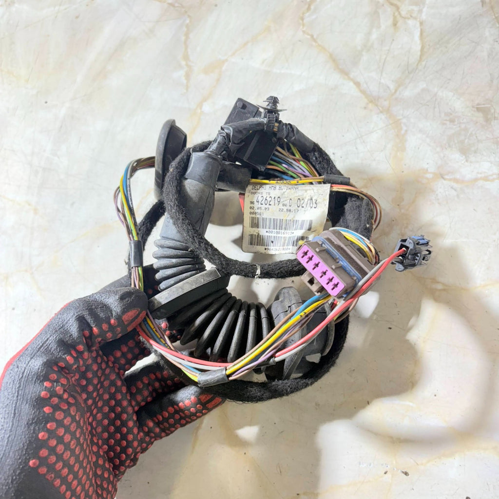 PEUGEOT 307 DOOR WIRING LOOM FRONT DRIVERS SIDE OFFSIDE RIGHT 9642621980