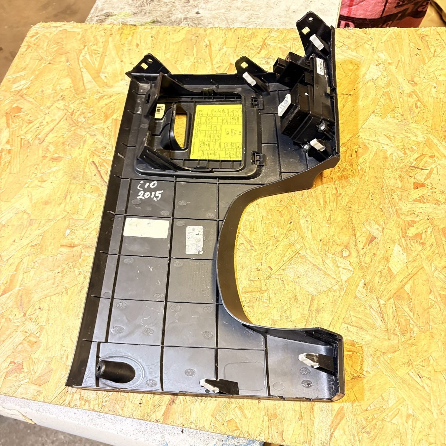Hyundai i10 Mk2 2013-2019 RHD Under Steering Wheel Dash Trim Panel B9847-51900