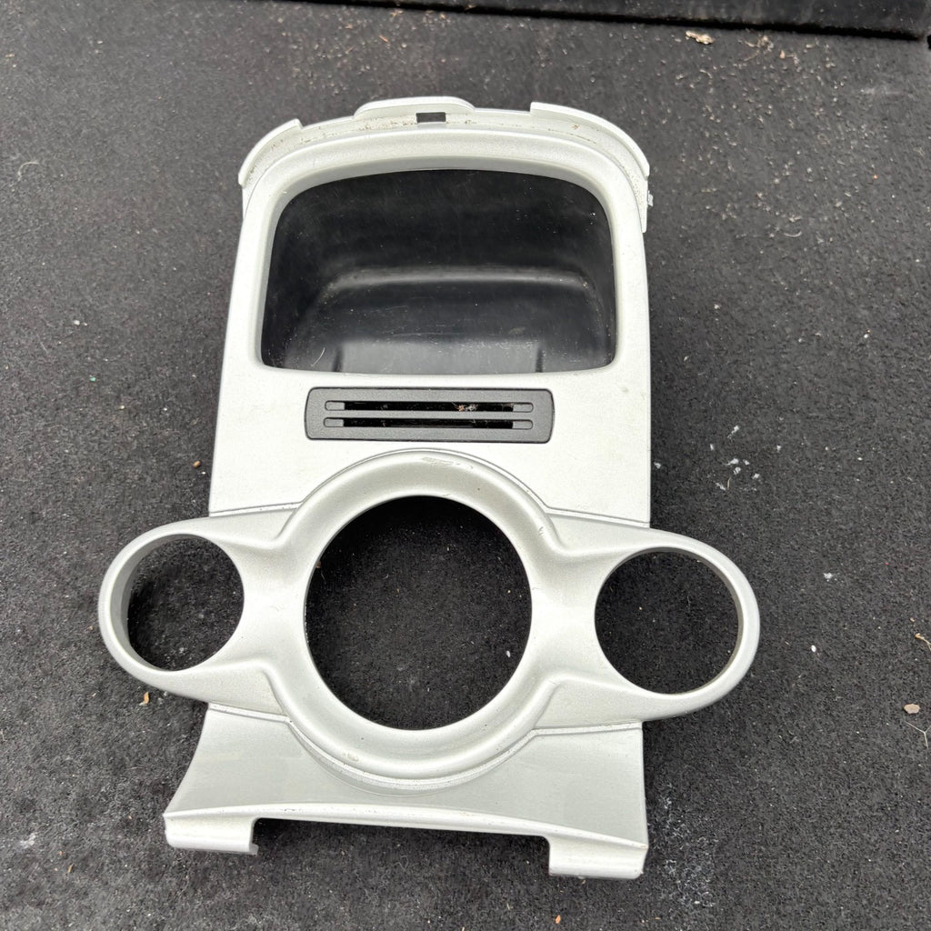 FORD FIESTA 2011 HEATER DIALS CONTROLS SURROUND TRIM SILVER 8A61-18D422-BGW