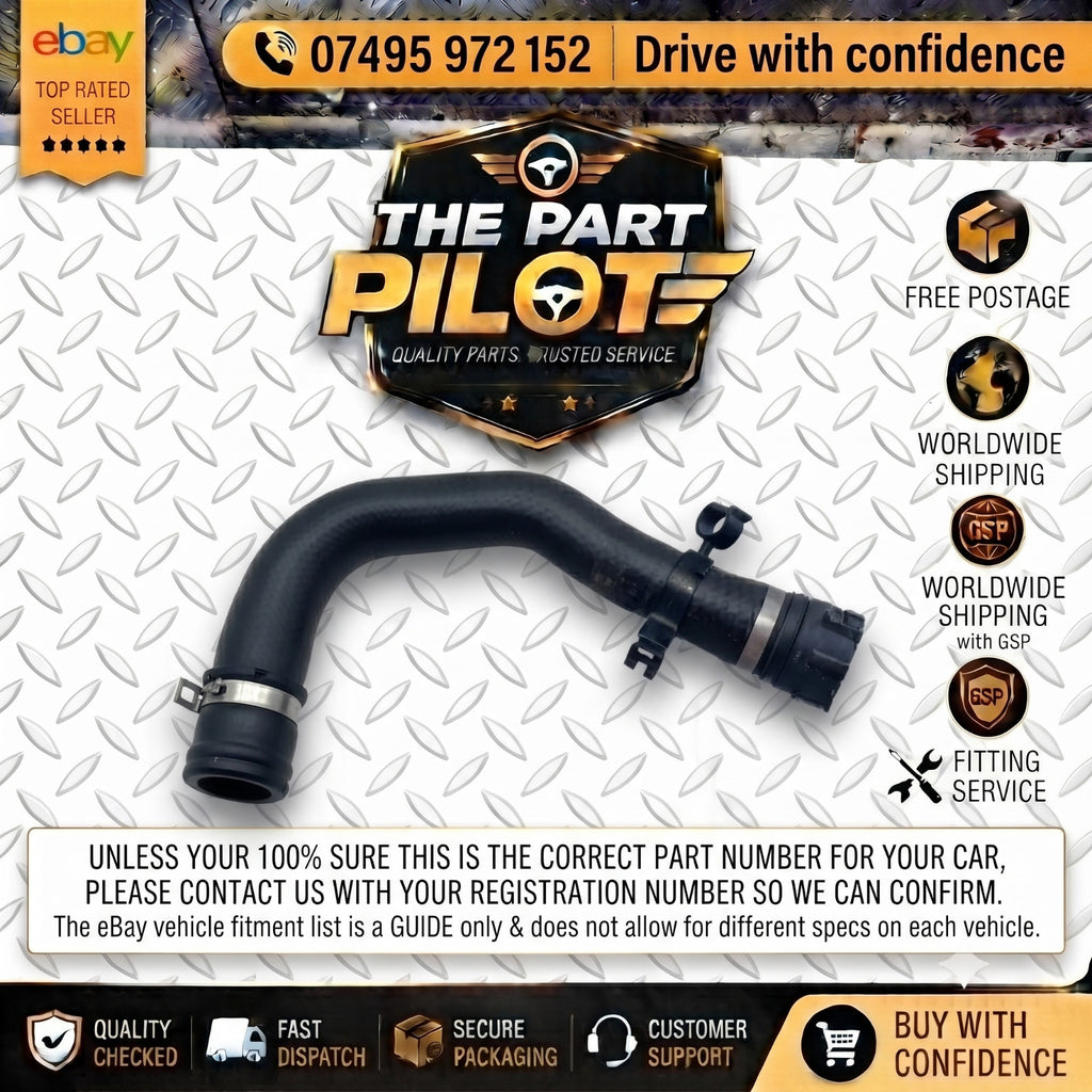 BMW X5 E53 4.4i 4.6is V8 2000-2003 Lower Radiator Coolant Hose 11537500750