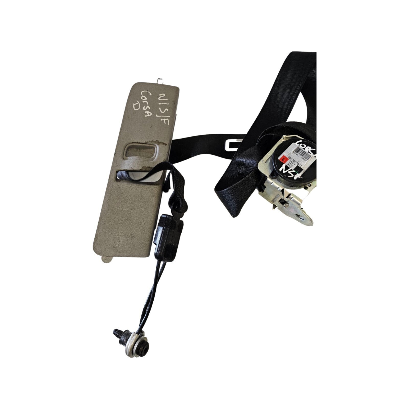 Vauxhall Corsa D 2006-2014 5dr Seat Belt Front Passenger Side Nearside