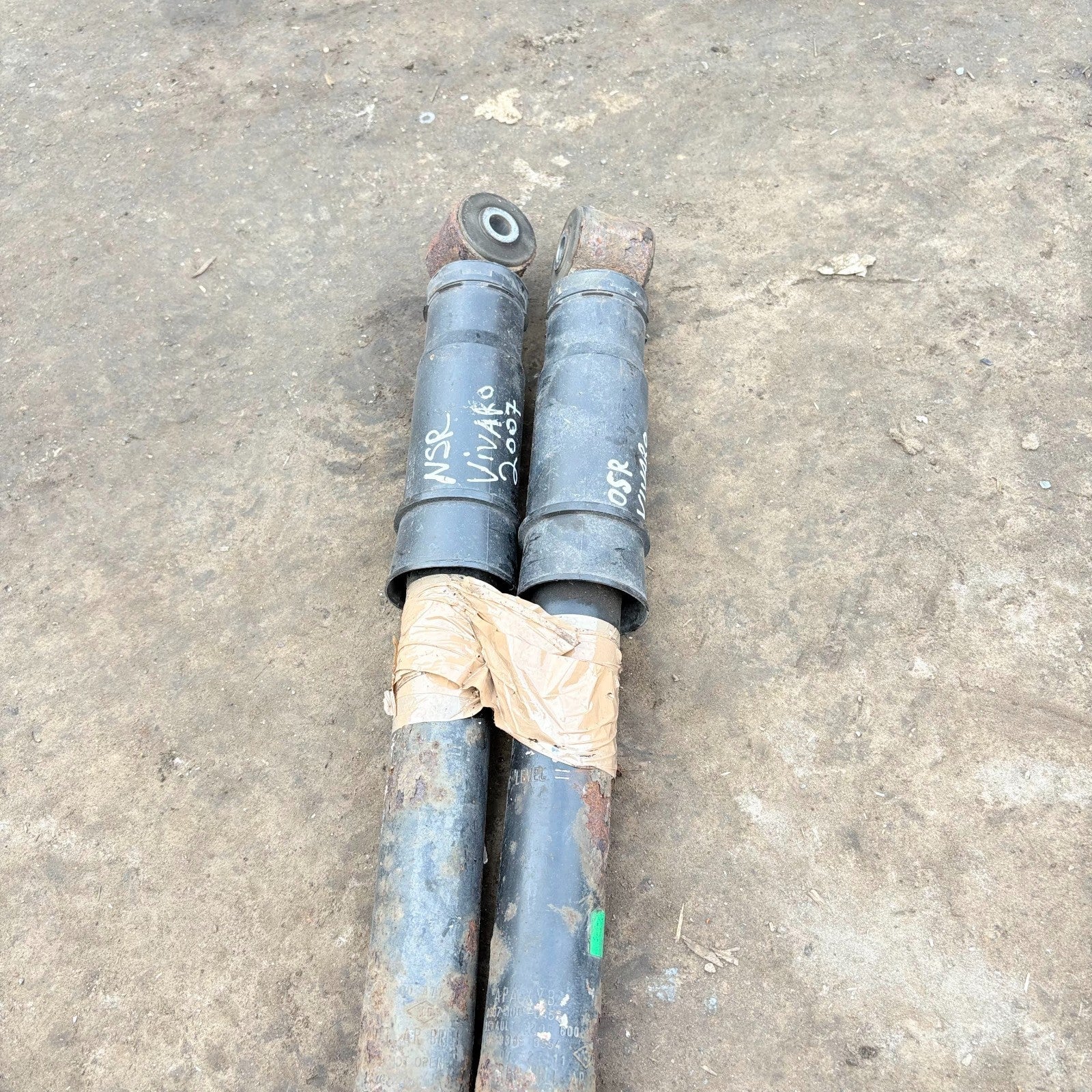 Vauxhall Vivaro A 2007-2014 Rear Shock Absorbers Pair NSR OSR Suspension Dampers