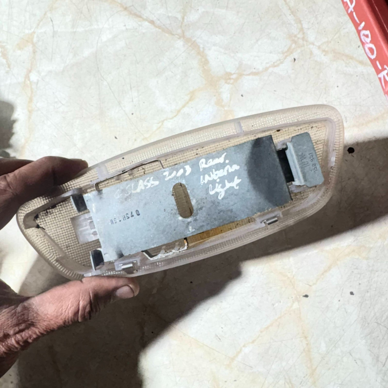 Mercedes C-Class W203 Rear Interior Light Roof Dome Lamp A2108204201 2000-07