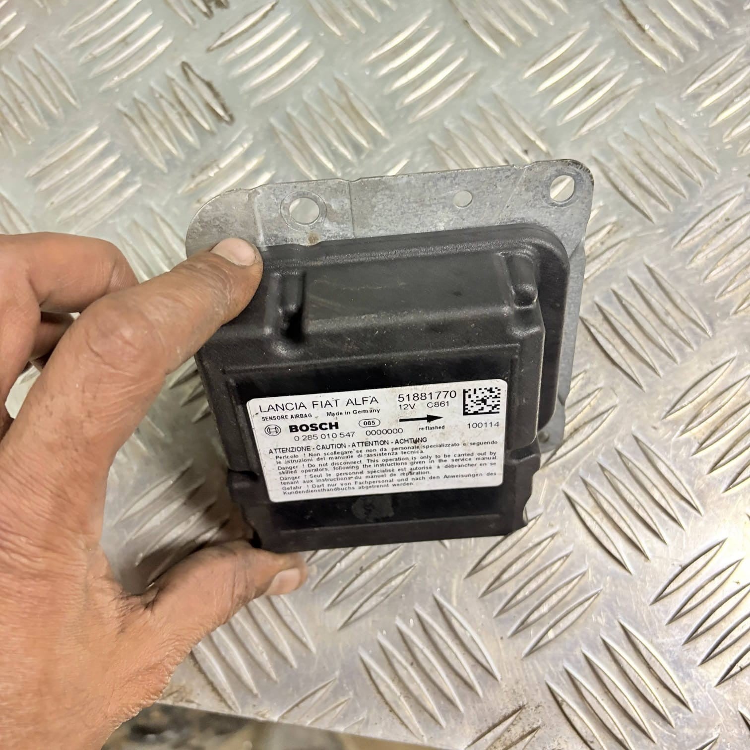 Fiat Doblo 2010 Control unit module 0285010547 IPJ123819