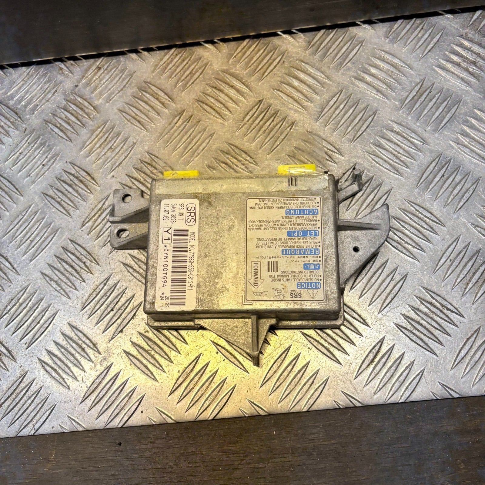 2002 Honda Civic SRS Control Unit 77960-S5S-G812-M1