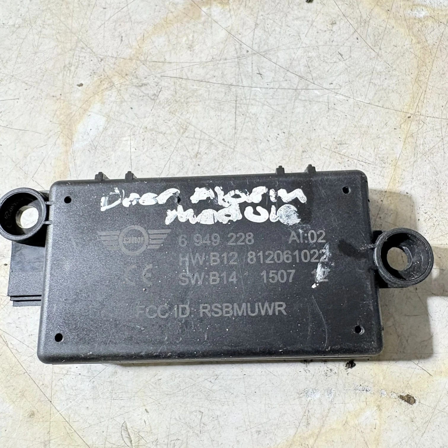 BMW MINI COOPER R52 ALARM MODULE 6949228