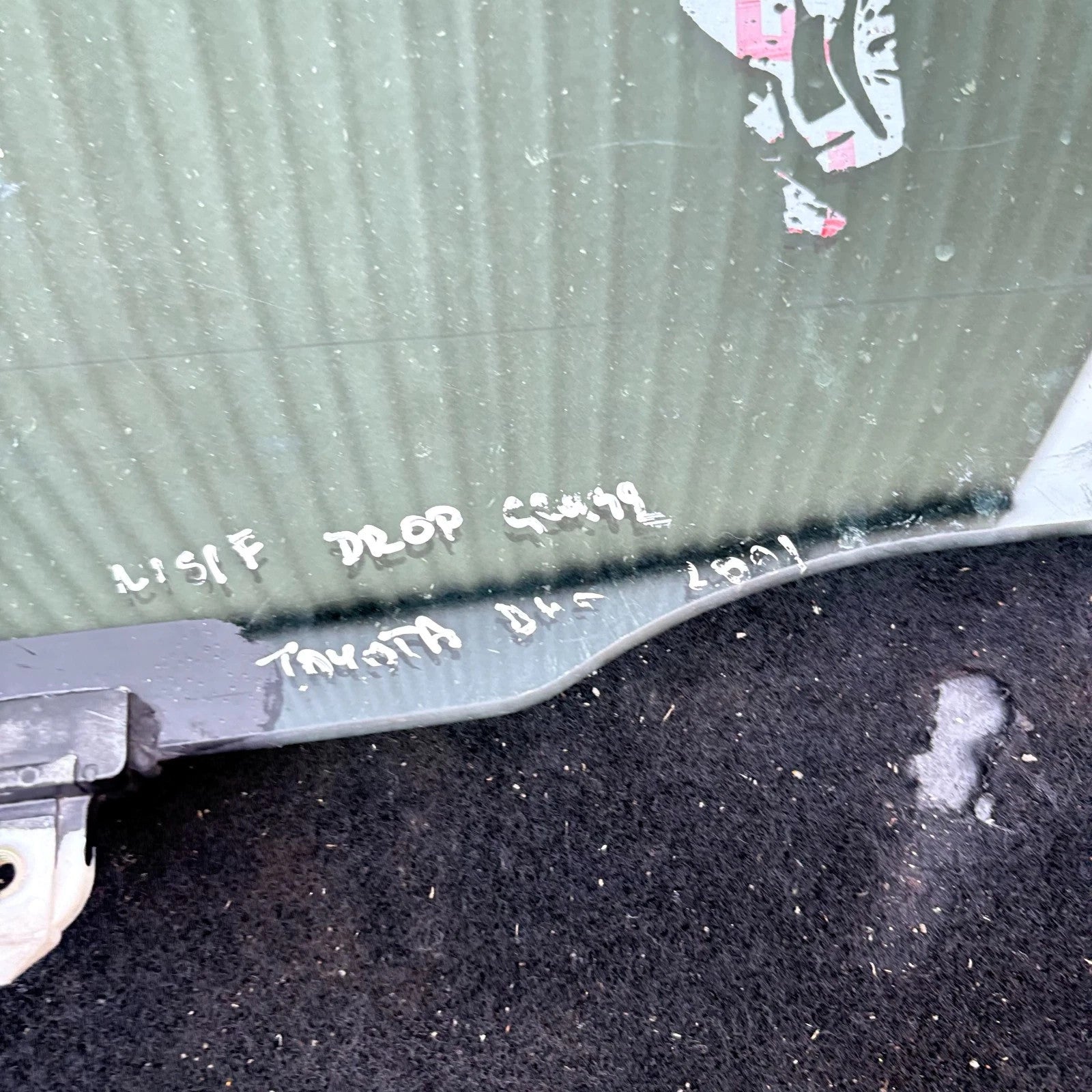 Toyota Avensis 1997-03 Front Left Passenger Door Window Glass D4D T22 43R-00050