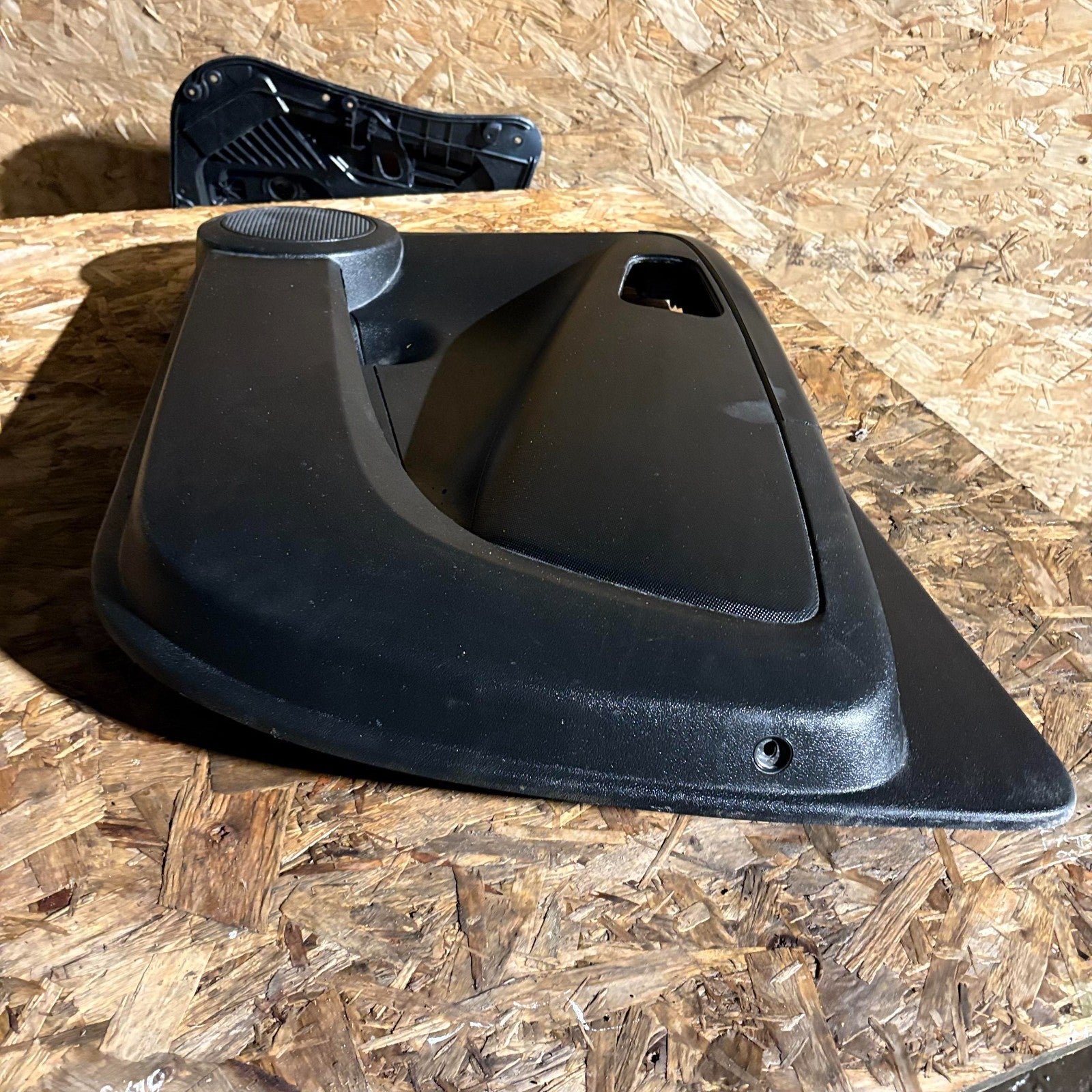 Fiat Qubo 08-20 Front Right Driver Door Card Interior Panel Black 7354610140E