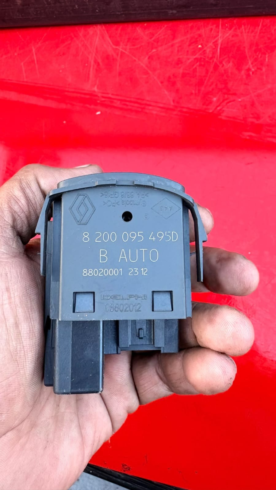 RENAULT TWINGO 2007-2014 HEADLIGHT DASH LIGHT ADJUSTER SWITCH 8200095495D