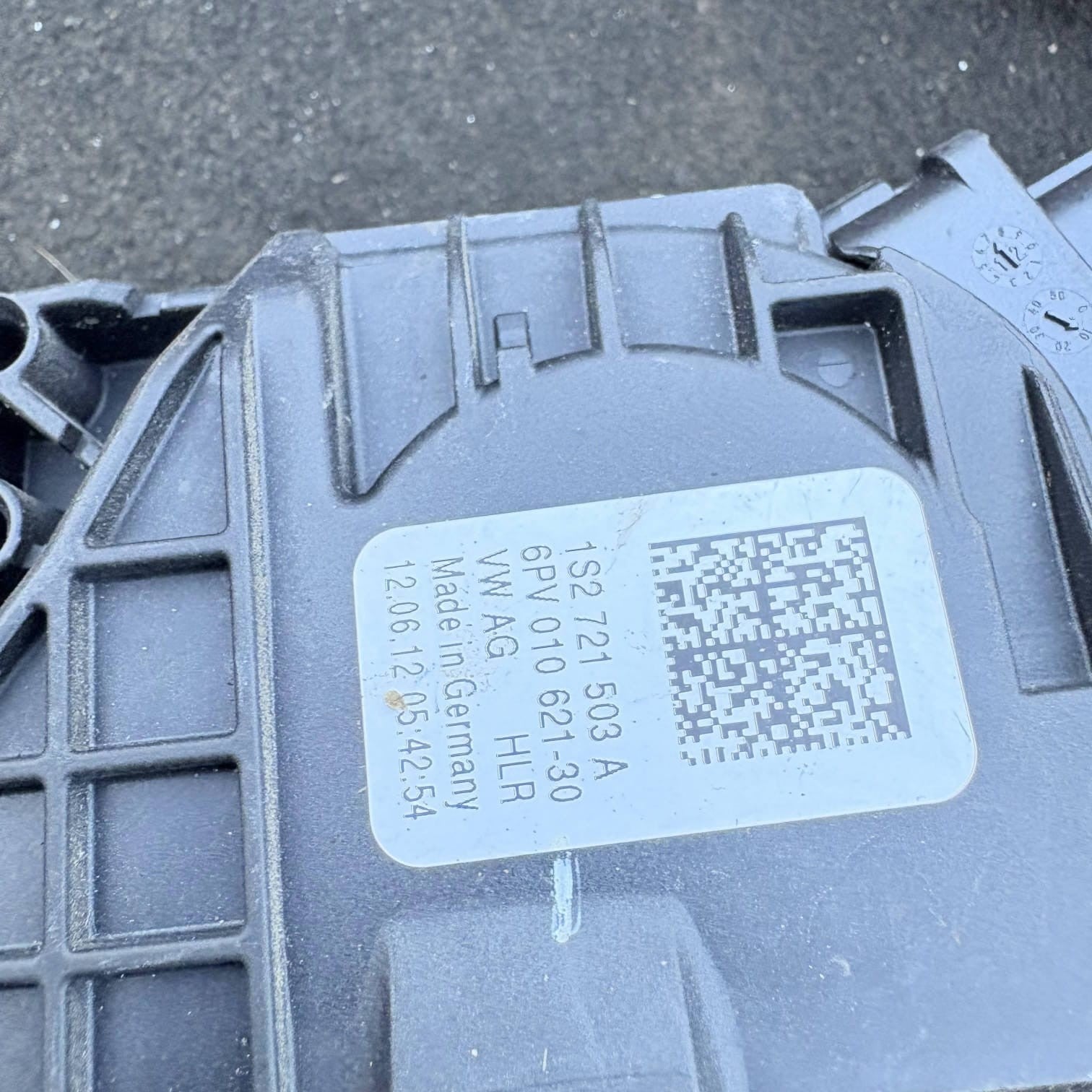 2013 SEAT MII 1.0 PETROL ACCELERATOR PEDAL 1S2721503A