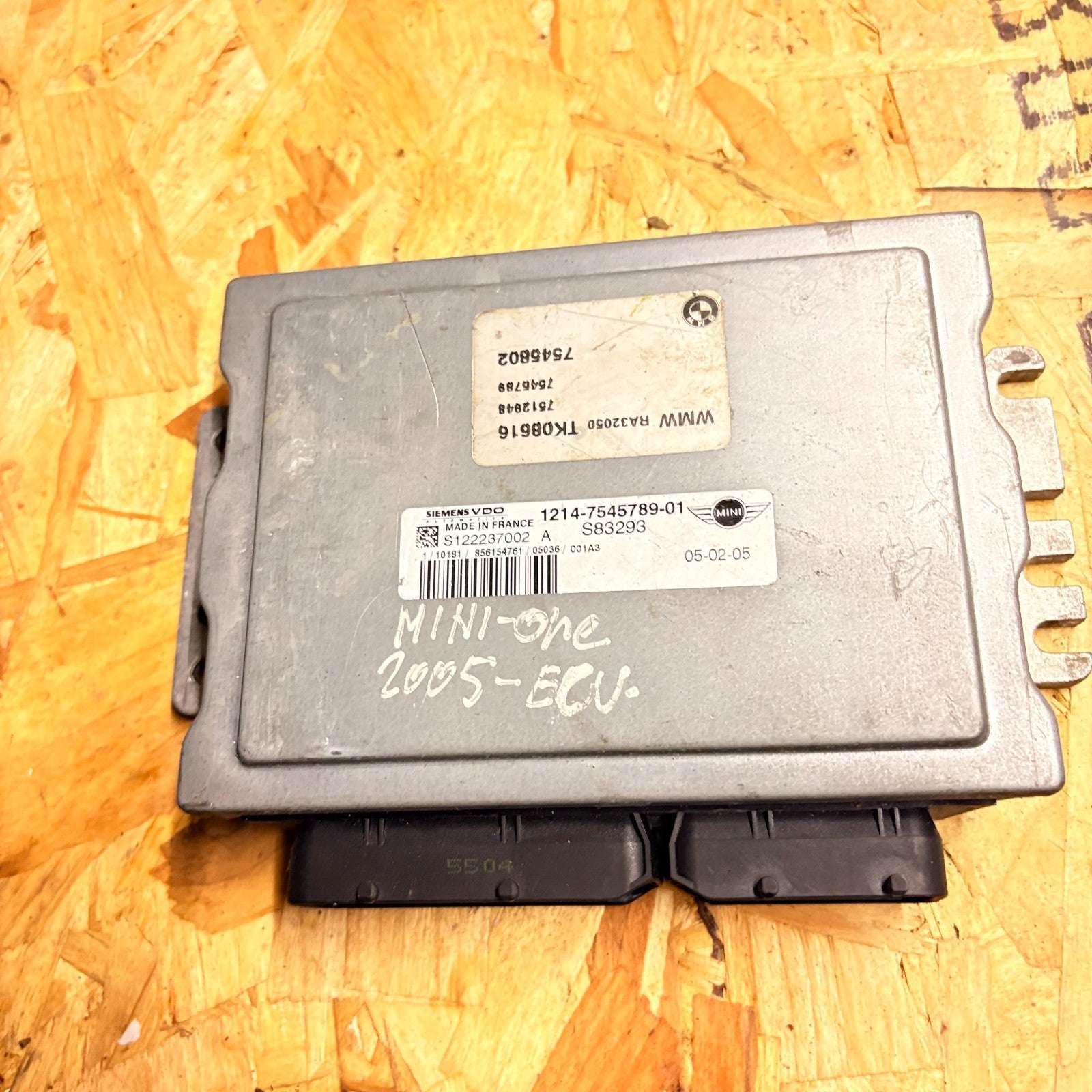 MINI ONE 2001-2008 ENGINE CONTROL UNIT ECU 1214-7545789-01