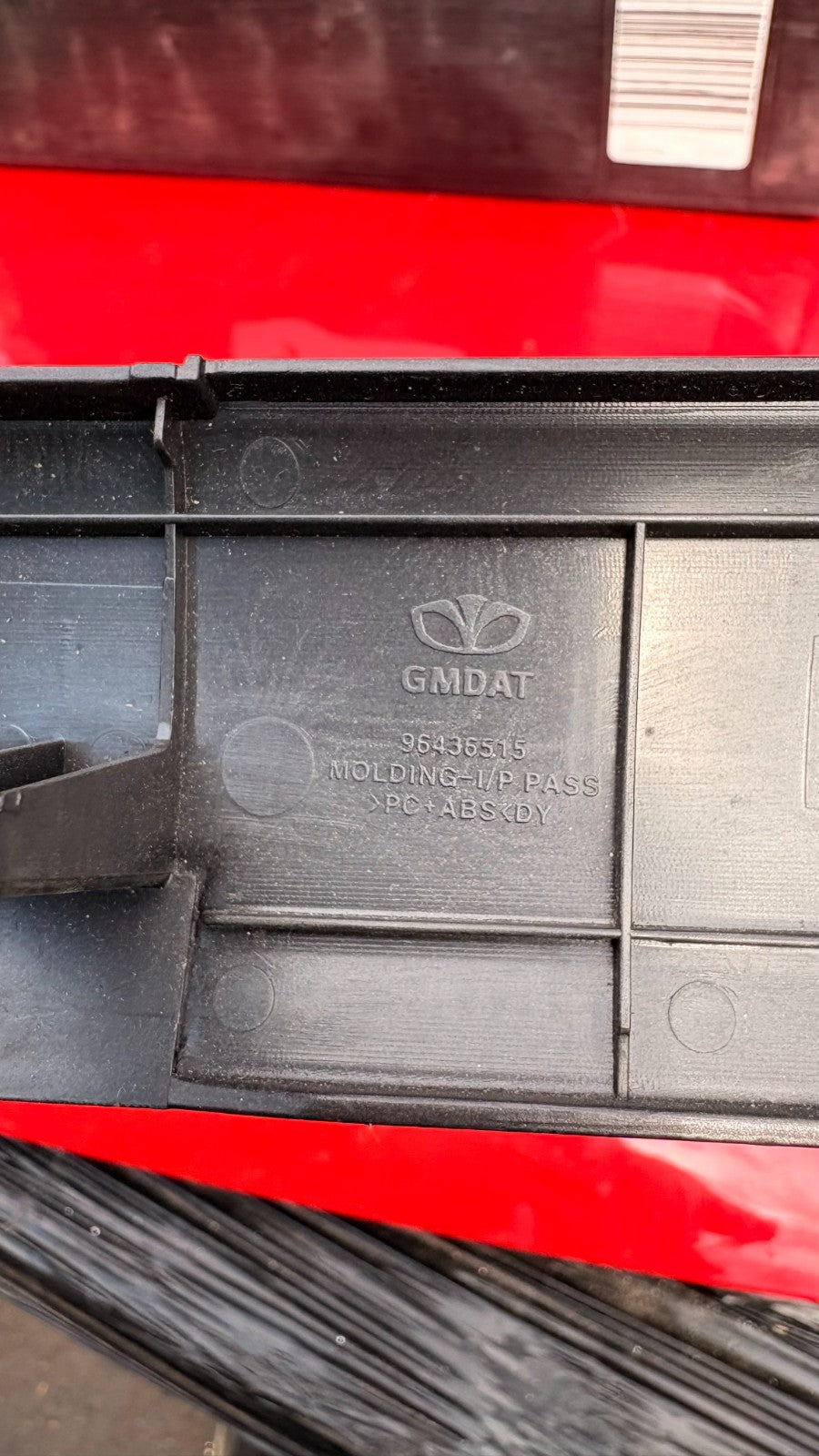 Chevrolet Captiva C100 06-11 Glovebox Dashboard Trim Moulding 96436515