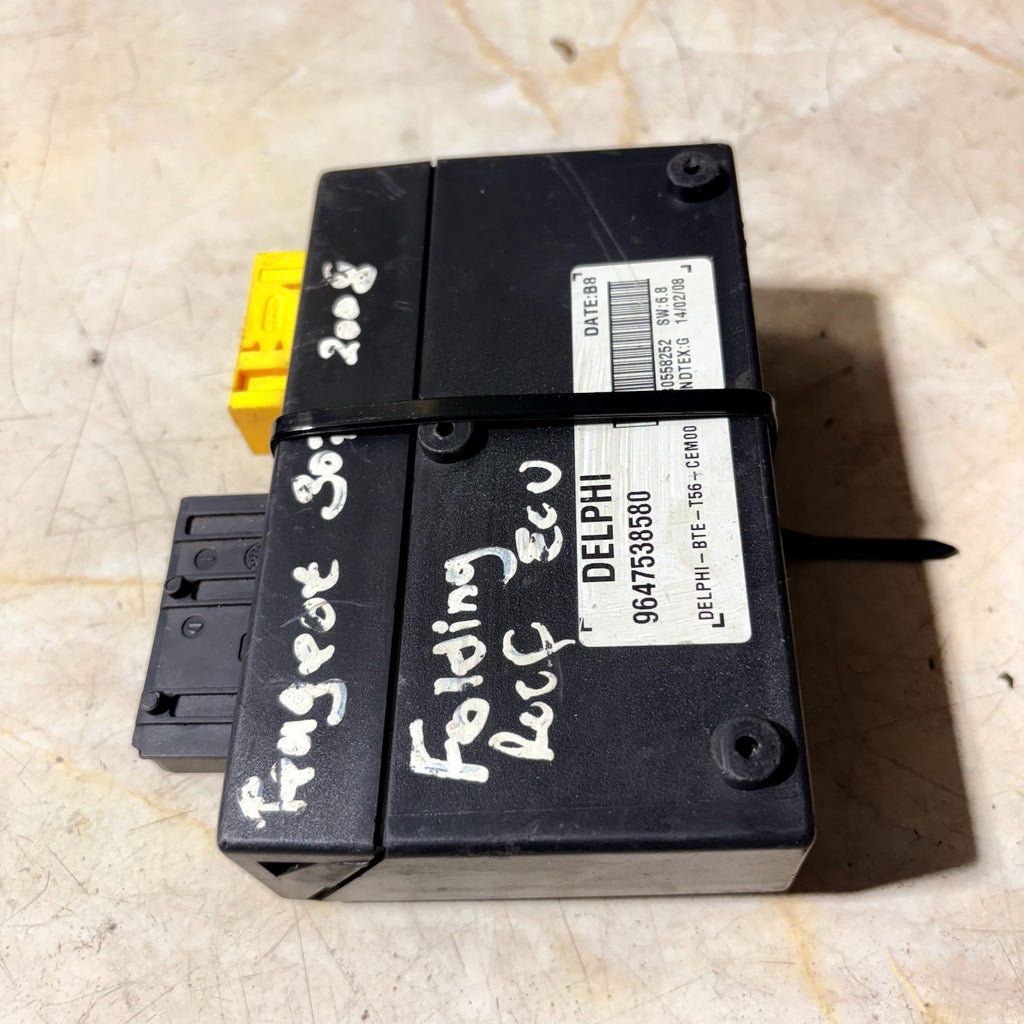 2003-2009 PEUGEOT 307 CC ROOF CONTROL MODULE 9647538580