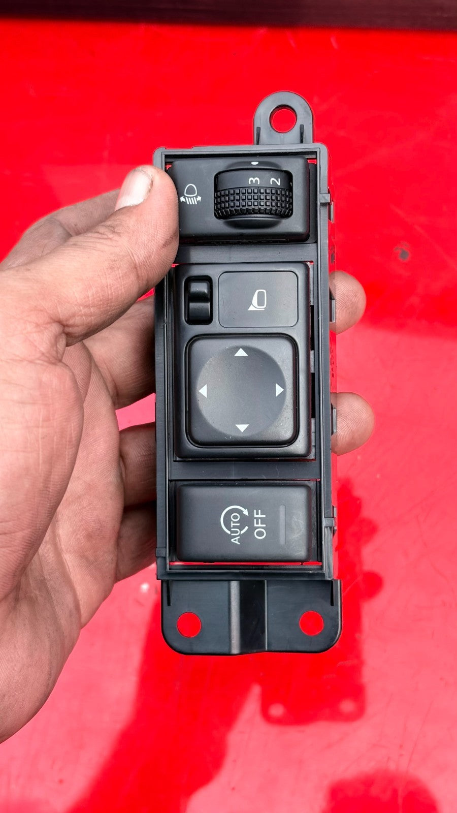 Nissan Juke F15 Mirror Control Switch Headlight Level Adjust 2014 25190BV80A