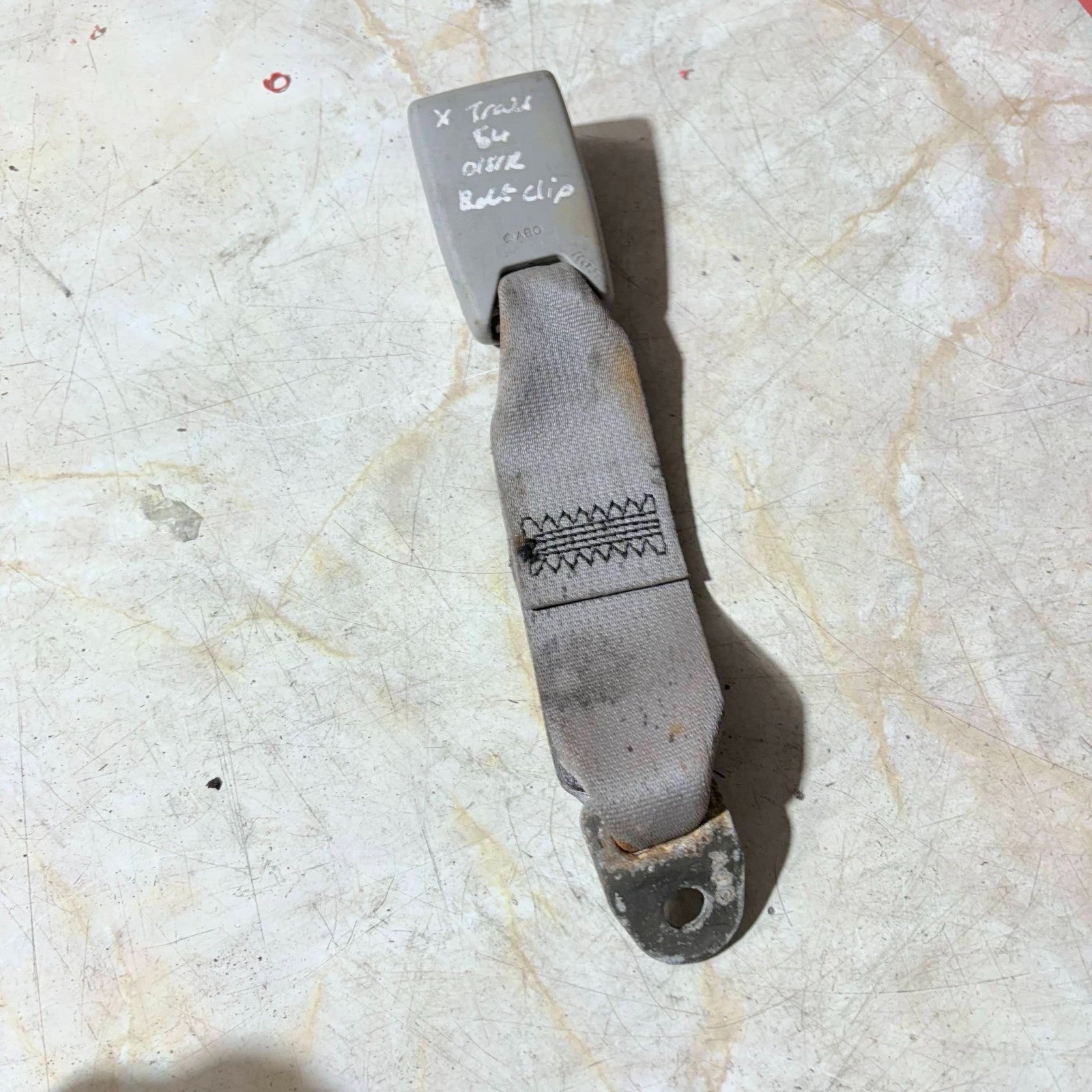 NISSAN X-TRAIL SEAT BELT BUCKLE REAR RIGHT DRIVER SIDE