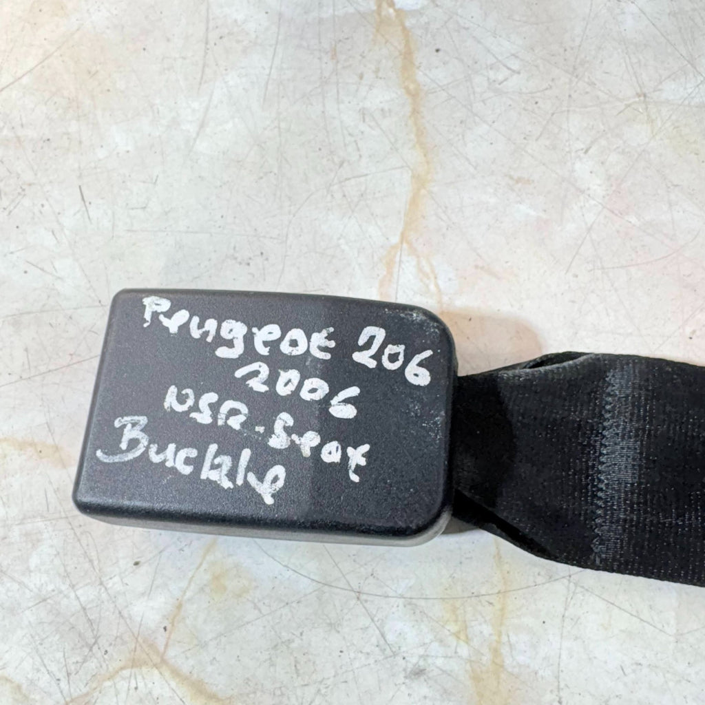 PEUGEOT 206cc 2006 LEFT REAR SEAT BELT BUCKLE LAP BELT CLASP