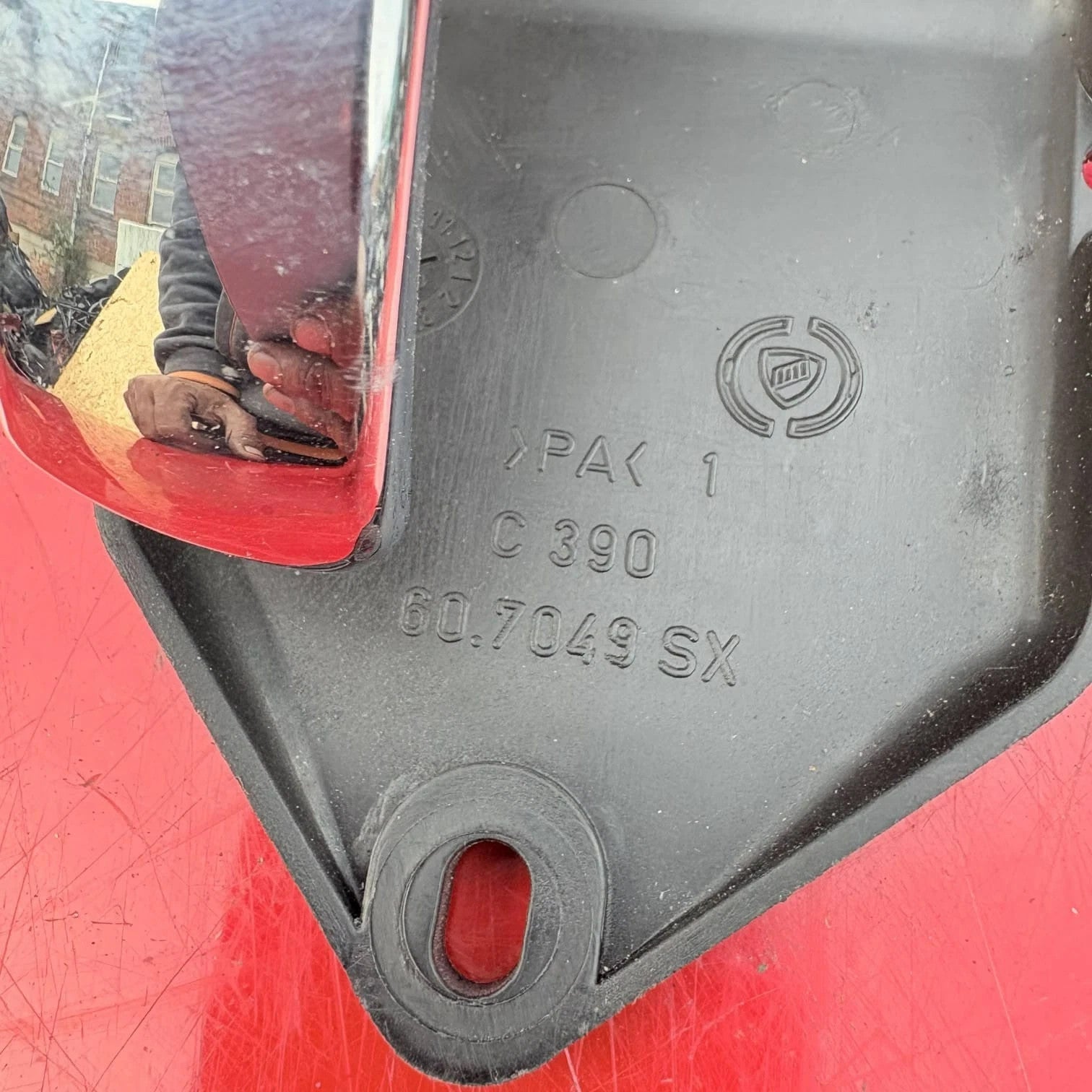 FIAT 500 INTERIOR DOOR HANDLE FRONT LEFT SIDE PASSENGER NSF