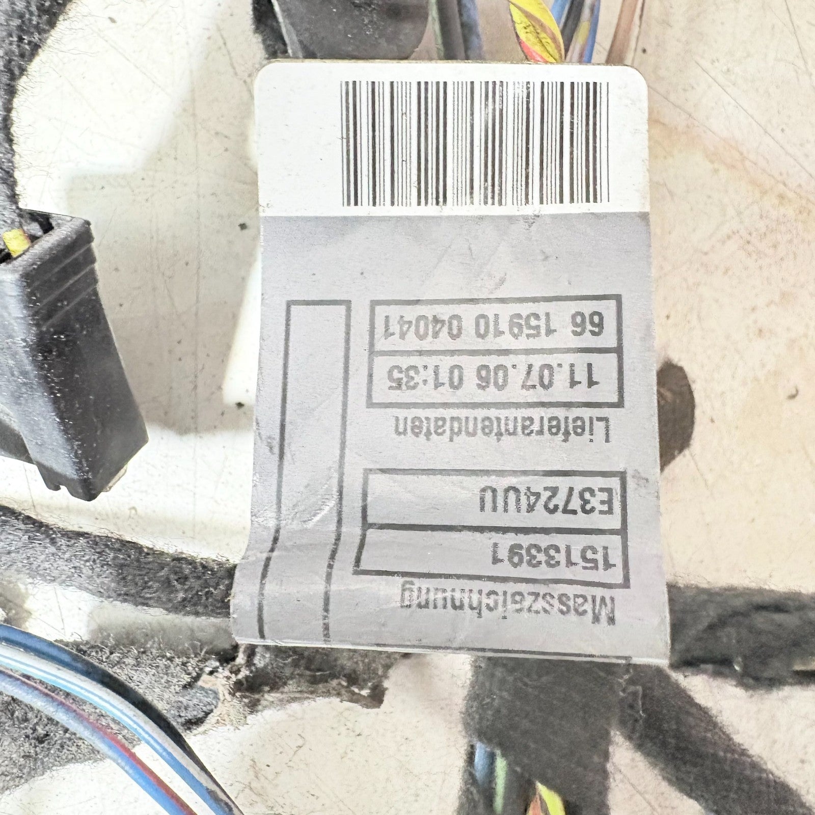 MINI R50 R53 2001-2006 Front Left Passenger Door Wiring Loom Harness 1513391