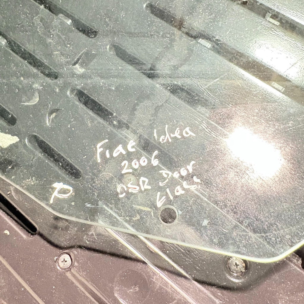 Fiat Idea 2003-2008 OSR Rear Door Window Glass Right Driver 51754301