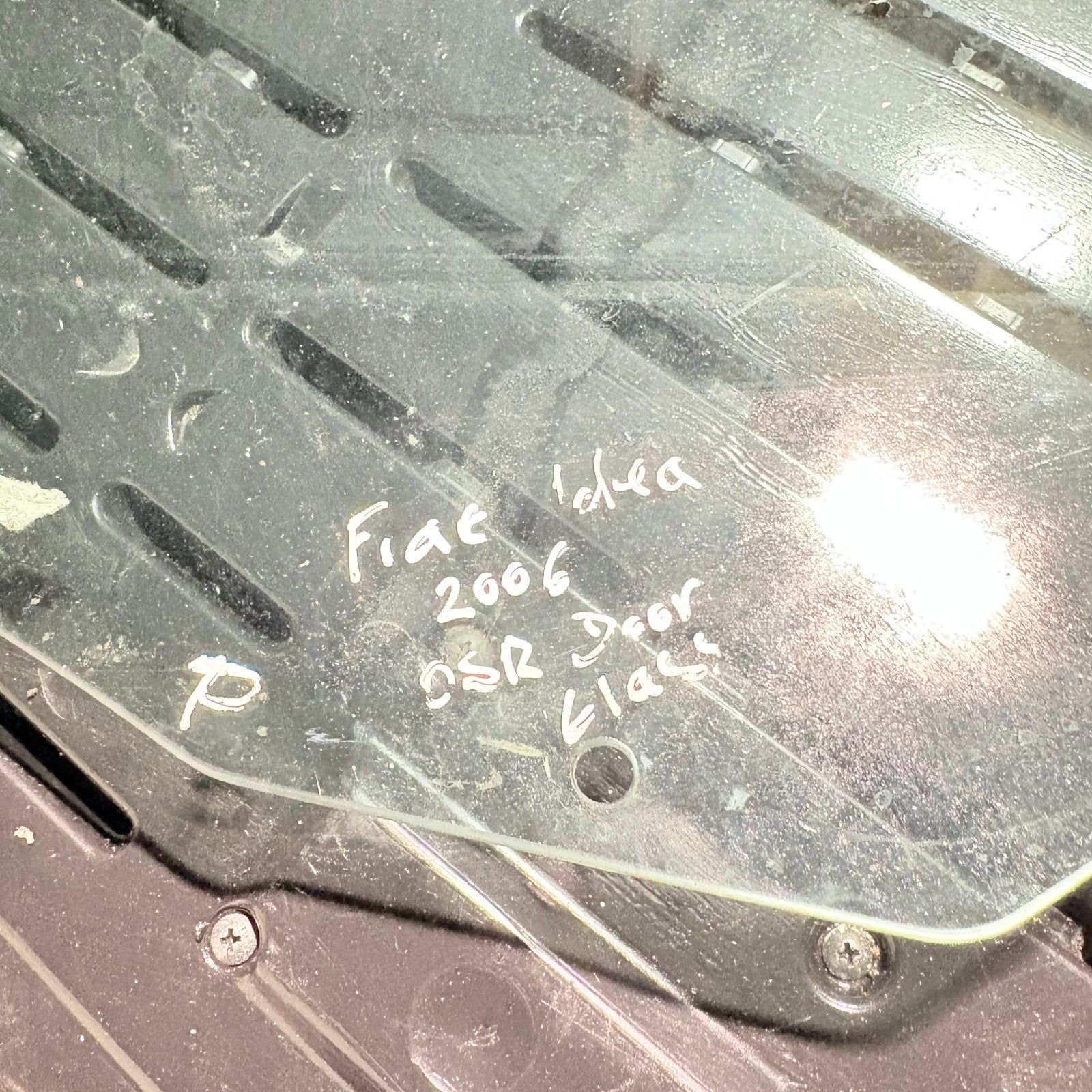 Fiat Idea 2003-2008 OSR Rear Door Window Glass Right Driver 51754301