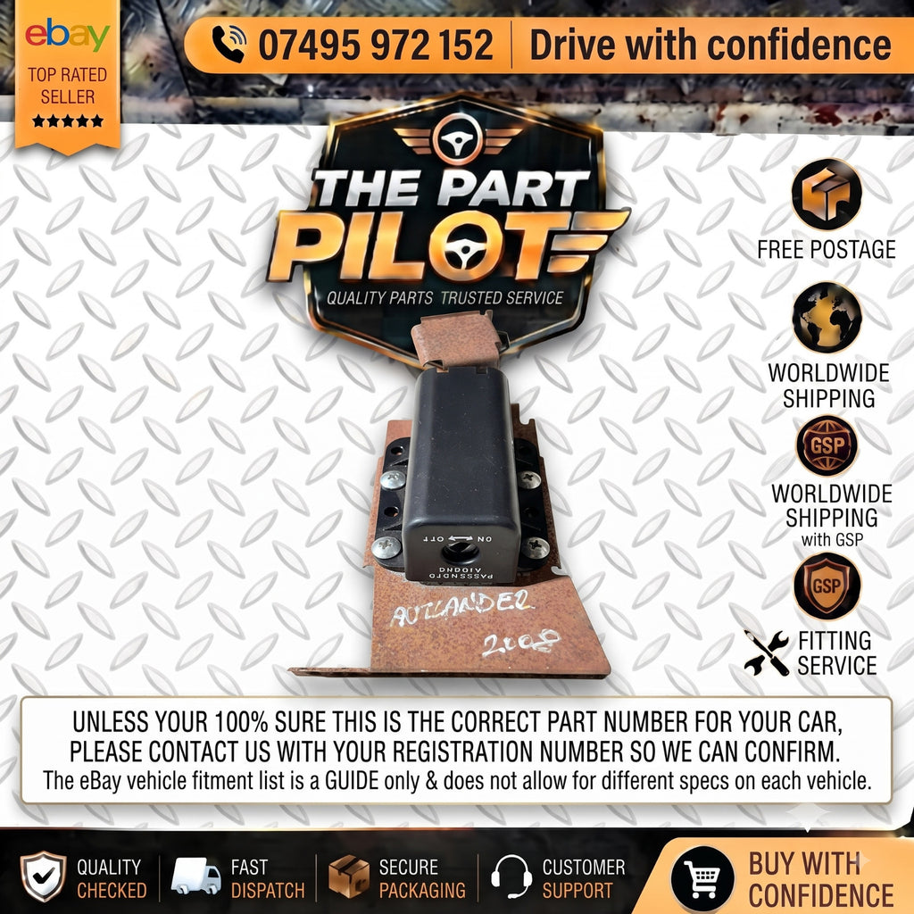 MITSUBISHI OUTLANDER MK2 CW7W 08-12 CW8W 08-10 AIRBAG ON OFF SWITCH 8610A054