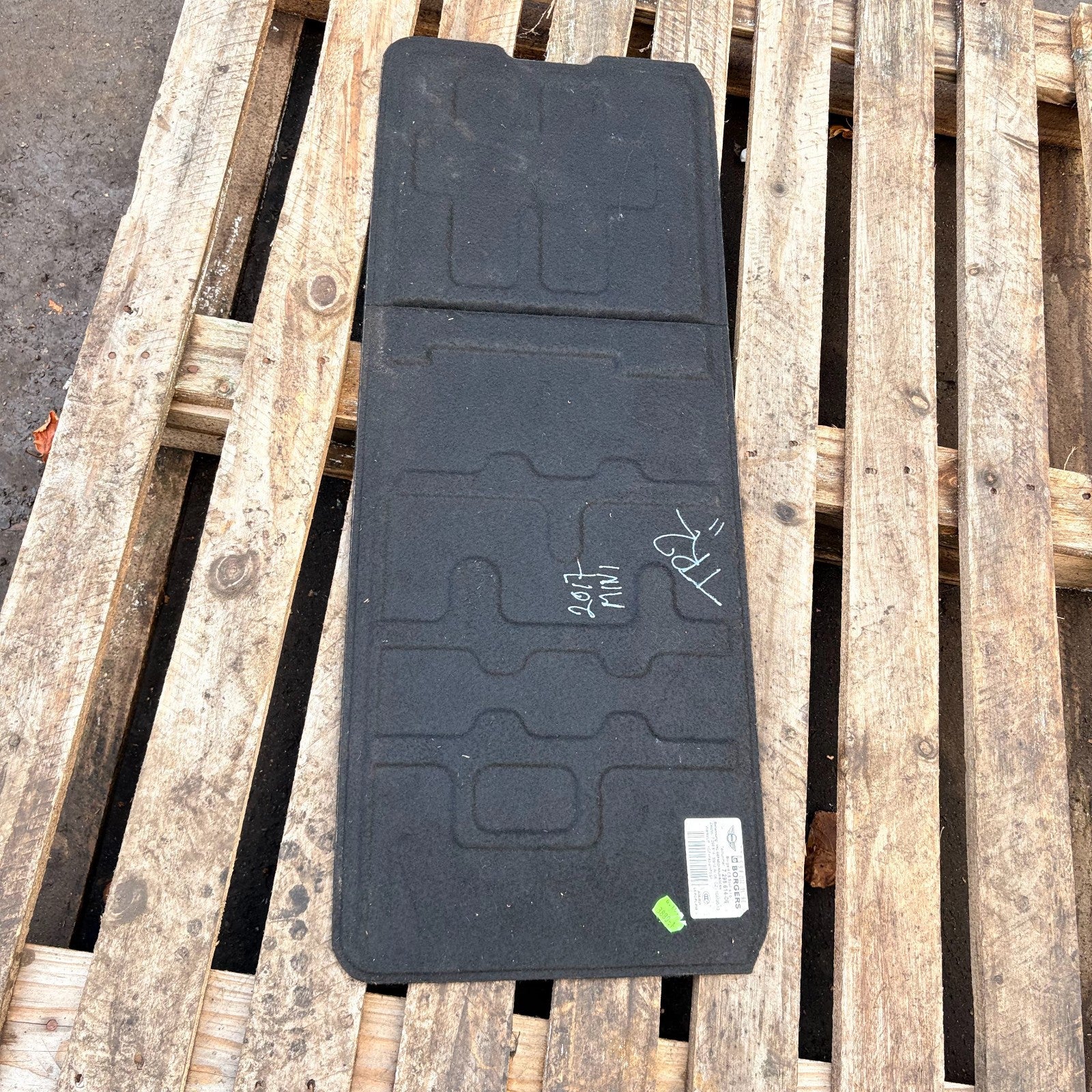 MINI Cooper S F56 2017 Interior Rear Trunk Boot Floor Carpet Black 7298614