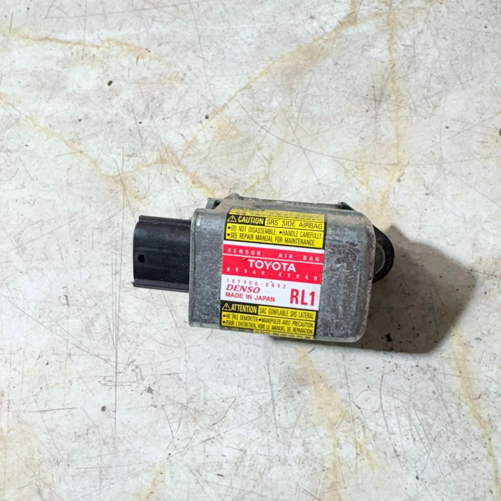 Toyota Prius NHW20 2004-2009 Side Airbag Impact Sensor 89860-47040 Denso