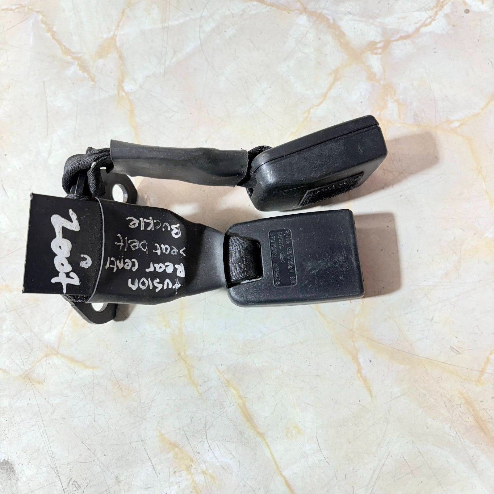 FORD FUSION MK1 REAR DOUBLE SEAT BELT BUCKLE PAIR 2N1A-N613K21-AG 2007