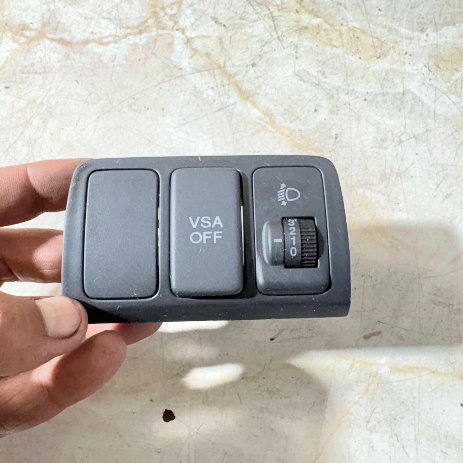 HONDA Accord 7 generation (2003-2007) Headlight height adjustment switch
