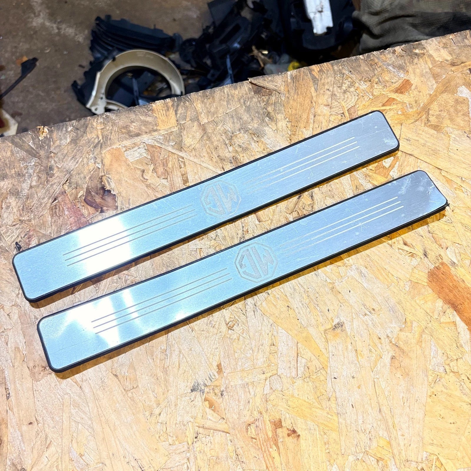 MG6 GT MK1 2011-2016 Rear Door Sill Scuff Plates Entry Guards Trim Pair
