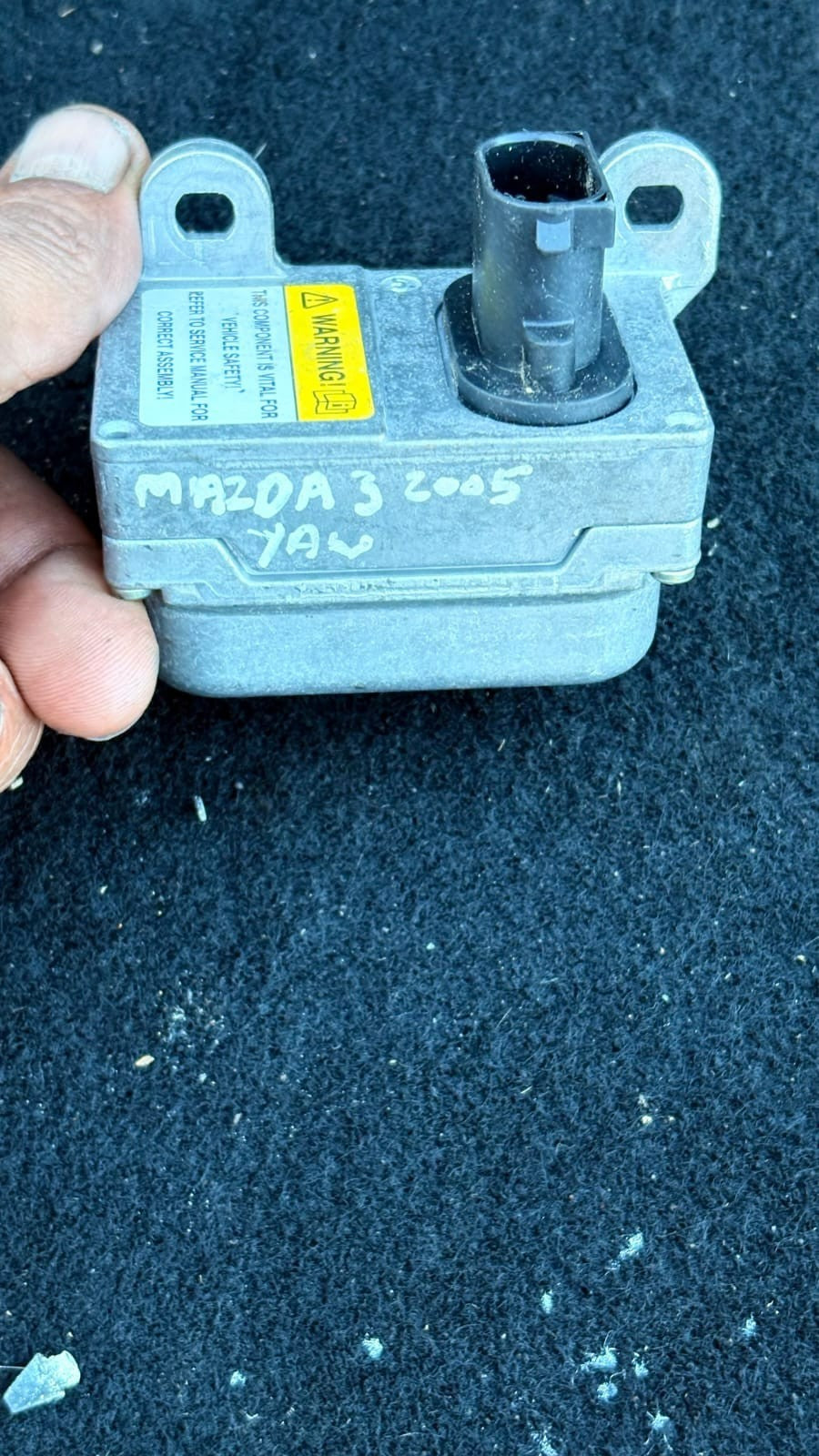 MAZDA S40 YAW Rate Sensor. P/N: 3M5T-14B296-AB 2005