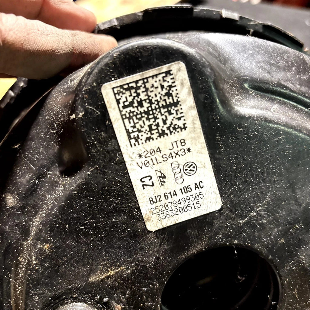 AUDI TT 8J MK2 2014 BRAKE SERVO 8J2614105AC