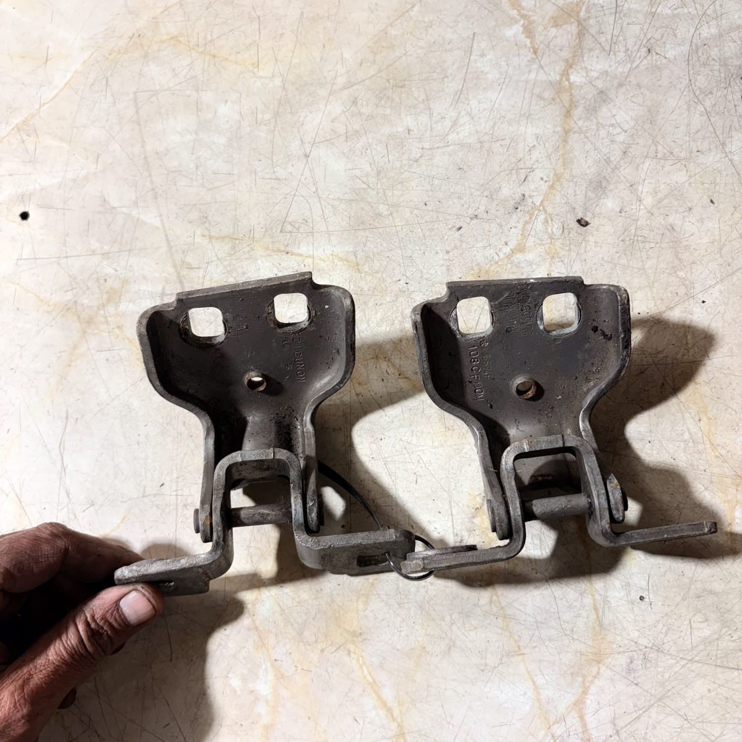Jeep Grand Cherokee WJ 1999-2004 Rear Right Side Door Hinges Pair 55135574AC