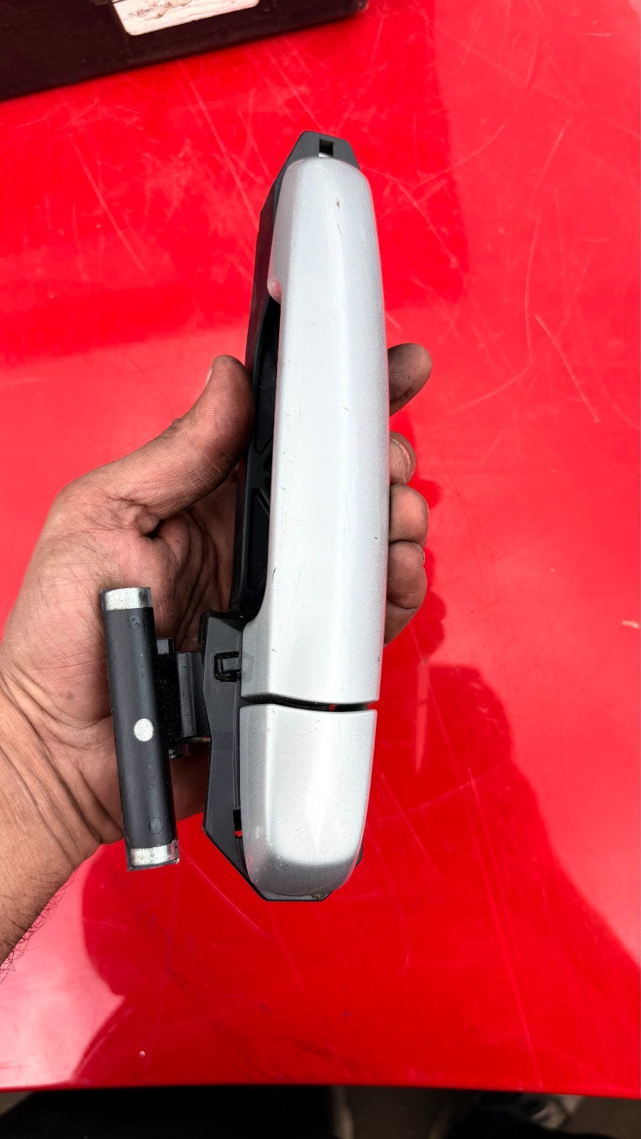 Vauxhall Agila B 2008-2016 Rear Right External Door Handle GBZ Silver