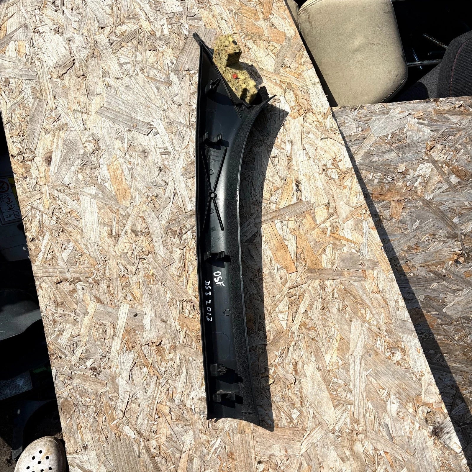 CITROEN DS3 MK1 2009-2016 FRONT RIGHT DRIVER O/S A PILLAR TRIM PANEL 9683335977