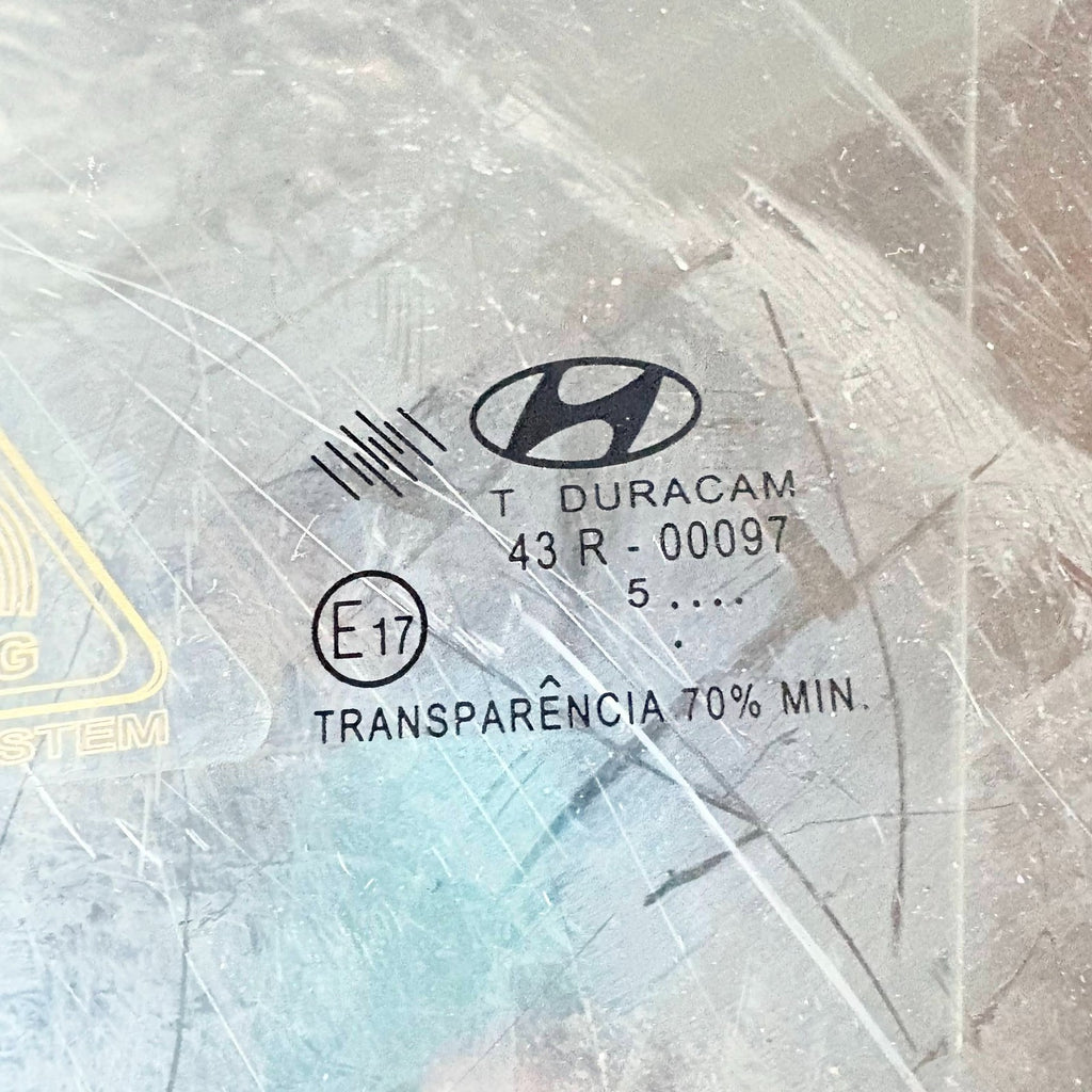 2015 HYUNDAI I10 5 Door Passengers Left Front Door Window Glass