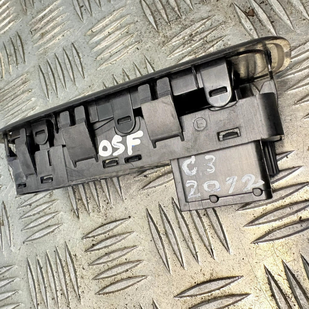 Citroen C3 2009-2016 Front Right RHD Driver Window Mirror Switch 96637529XT