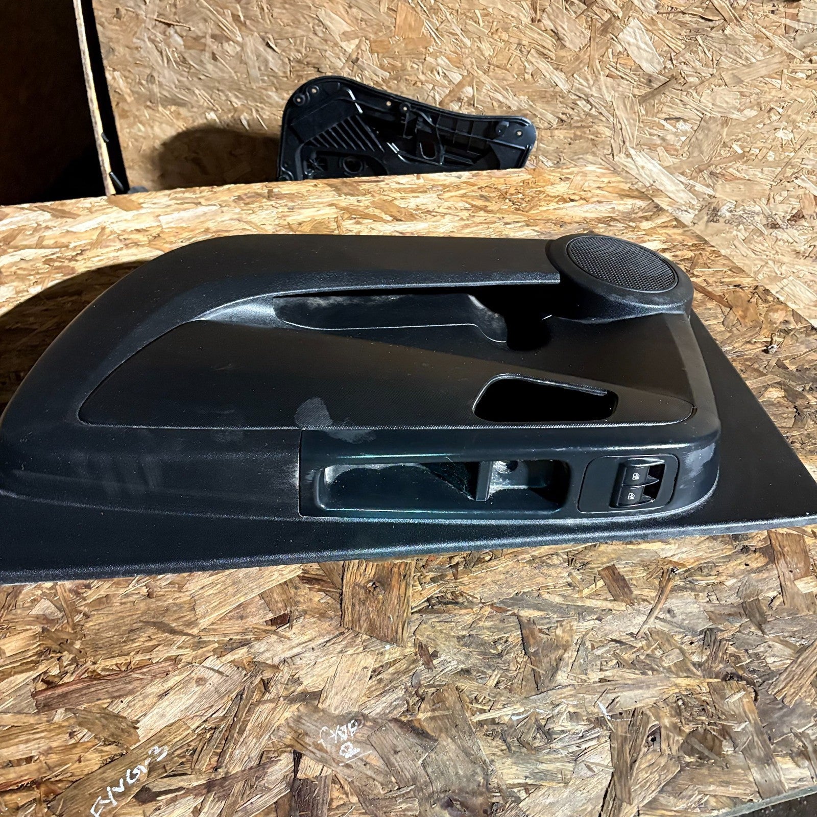 Fiat Qubo 08-20 Front Right Driver Door Card Interior Panel Black 7354610140E