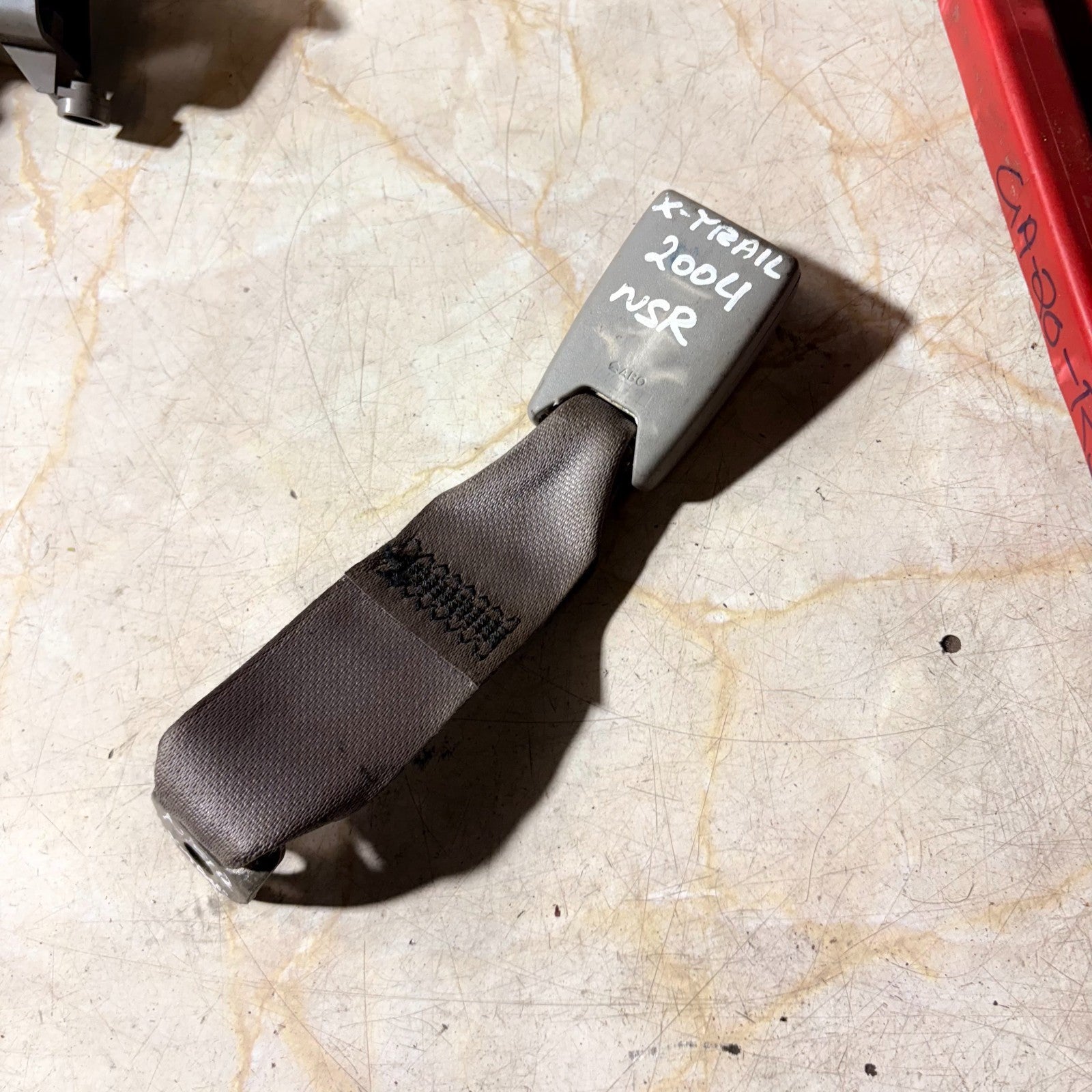 NISSAN X TRAIL 2004 REAR PASSENGER LEFT SIDE SEAT BELT BUCKLE