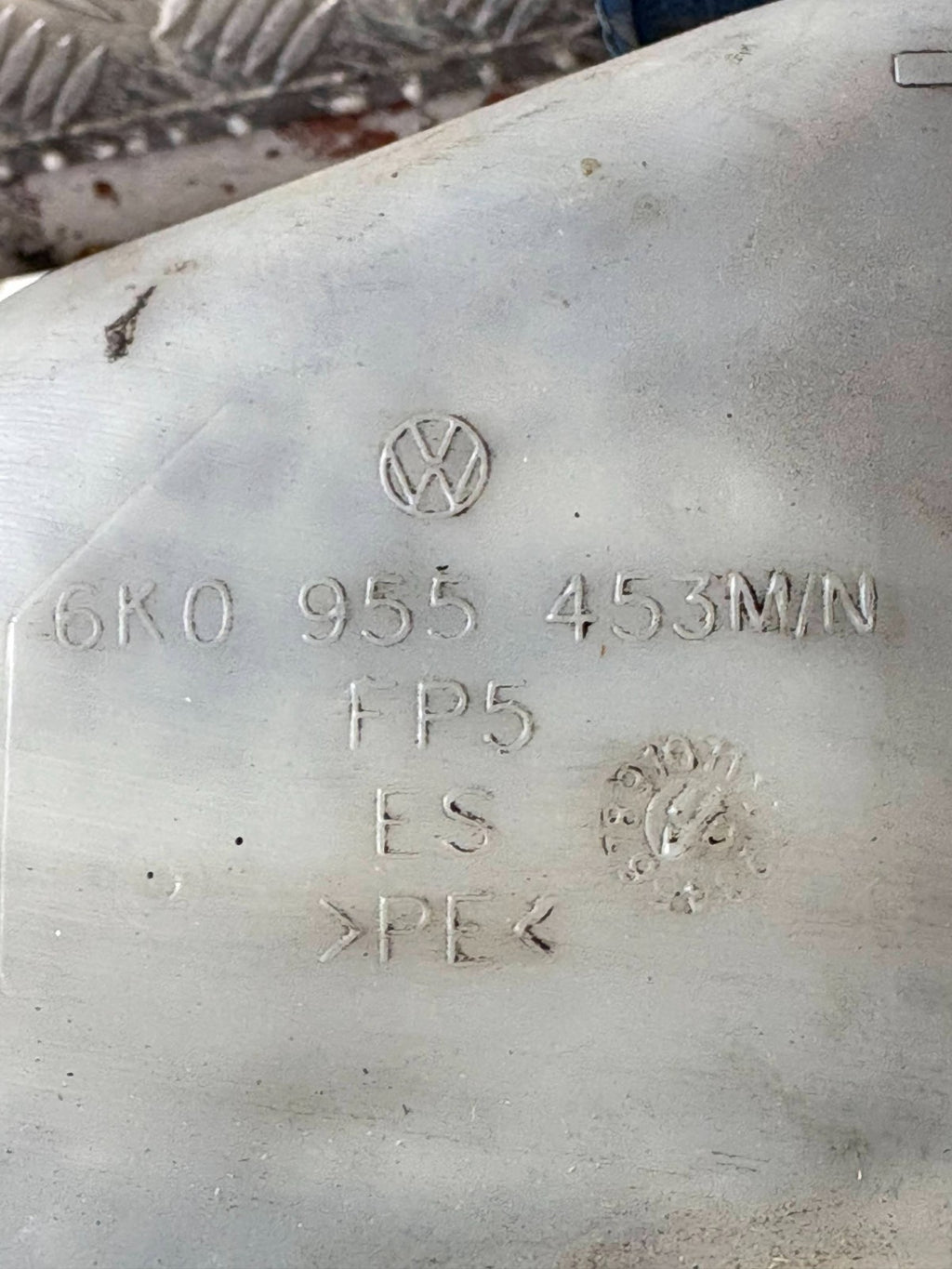 SEAT Ibiza 6K Washer Bottle Tank Reservoir 6K0955453 6K0 955 453 M/N 2001