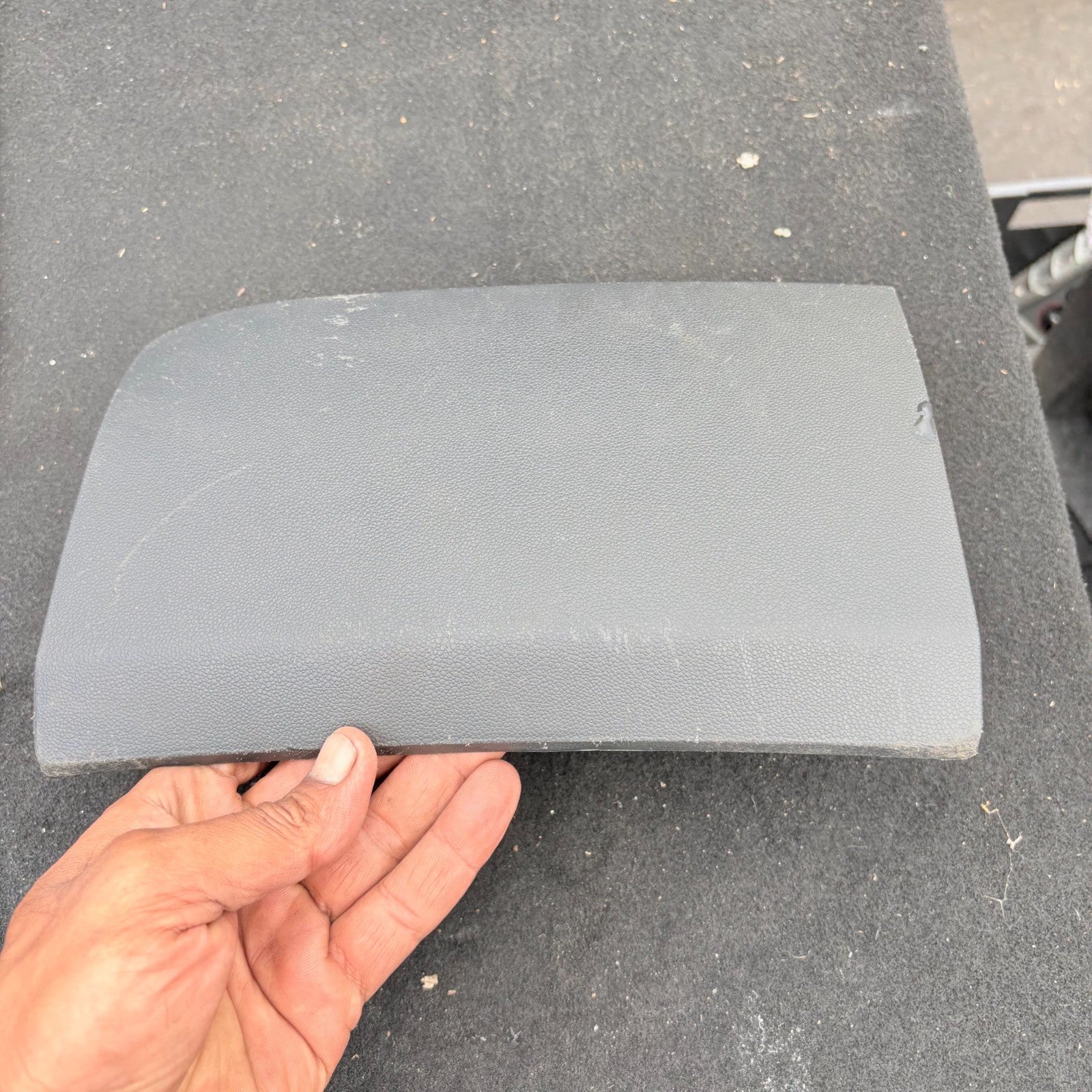 SKODA FABIA 6Y 5J 2000-2015 FRONT RIGHT UNDER SEAT STORAGE COVER GREY 6Y0881098
