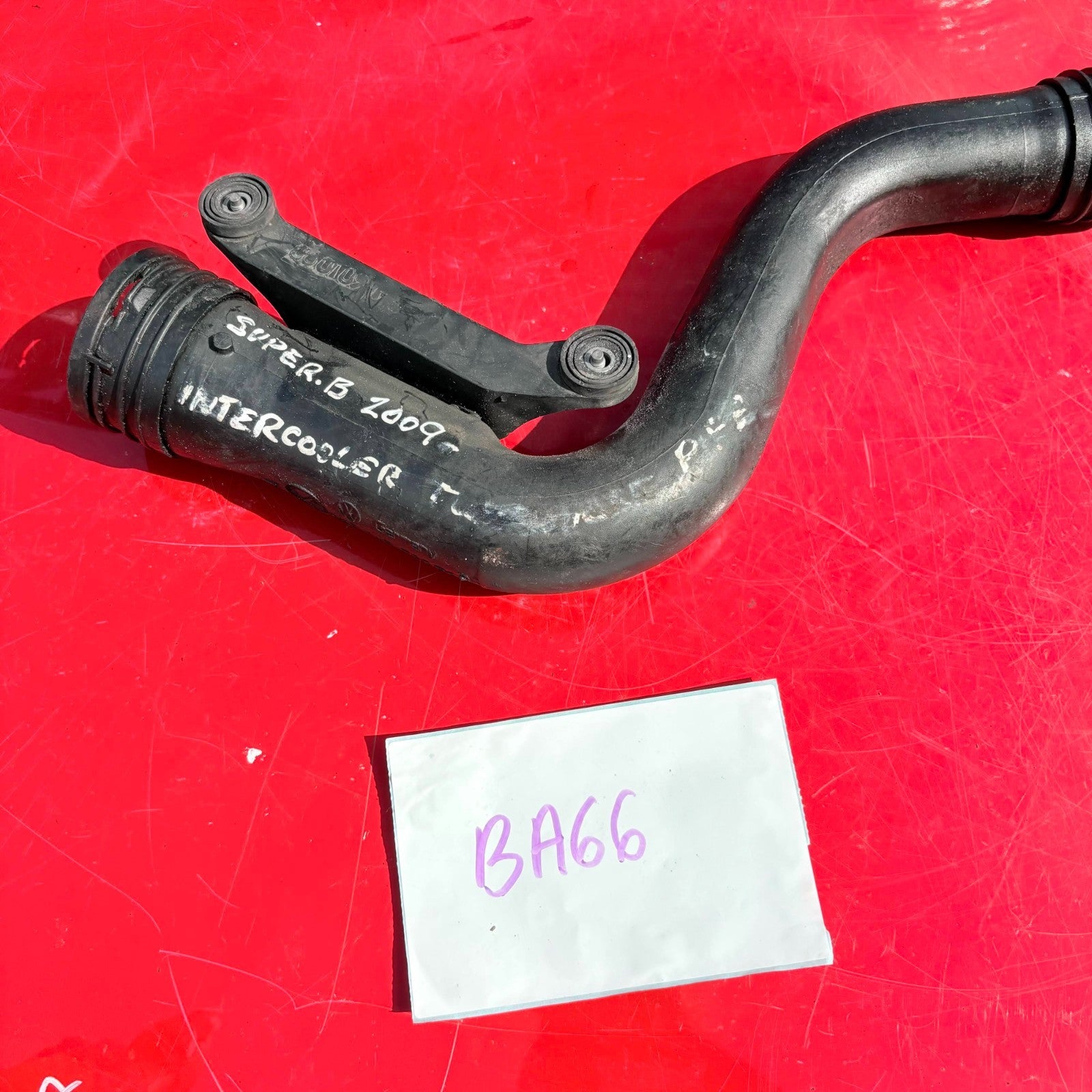 SKODA SUPERB 2009 INTERCOOLER PIPE HOSE