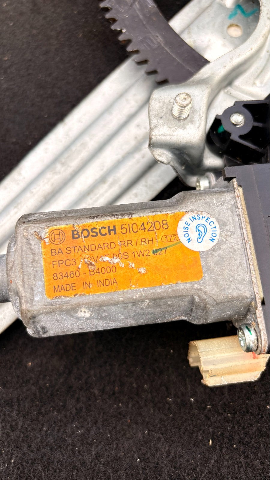 Hyundai i10 MK2 2015 Rear Window Regulator Right Drivers 83460-B4000