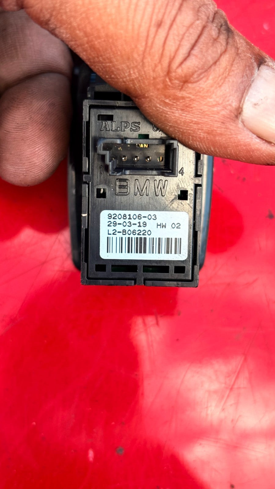 BMW 1 Series Window Switch 118i 2019-9208106-03